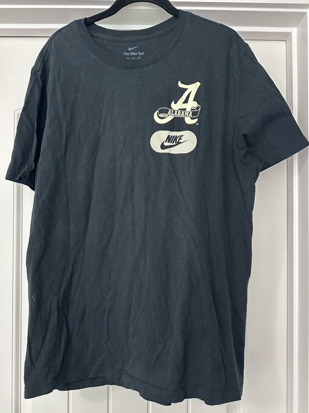 Nike Black T-Shirt with Alabama & Nike Logos